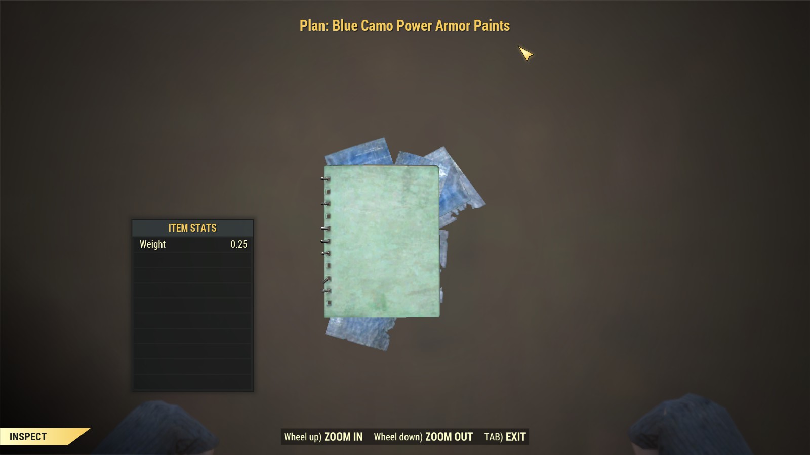 Plan Blue Camo Power Armor Paints